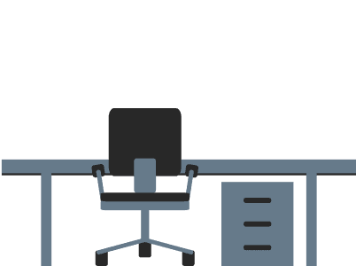 デスクのイラスト